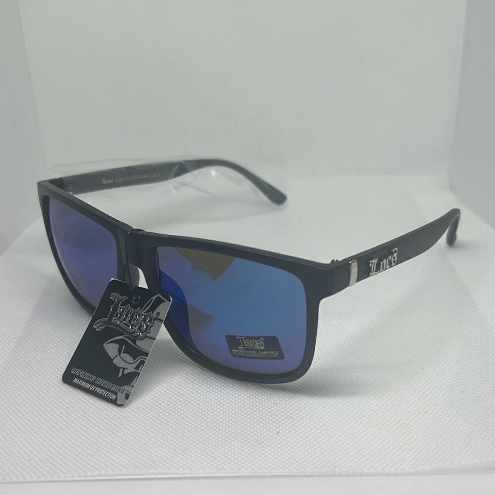 Locs Mens Hardcore Mirrored Sunglasses